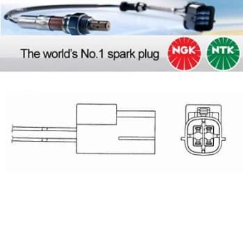 1x NGK NTK Oxygen O2 Lambda Sensor OZA544-N7 OZA544N7 (6497)