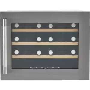 Hoover HWCB45UKSSM/1 Built In Wine Cooler - Stainless Steel - F Rated