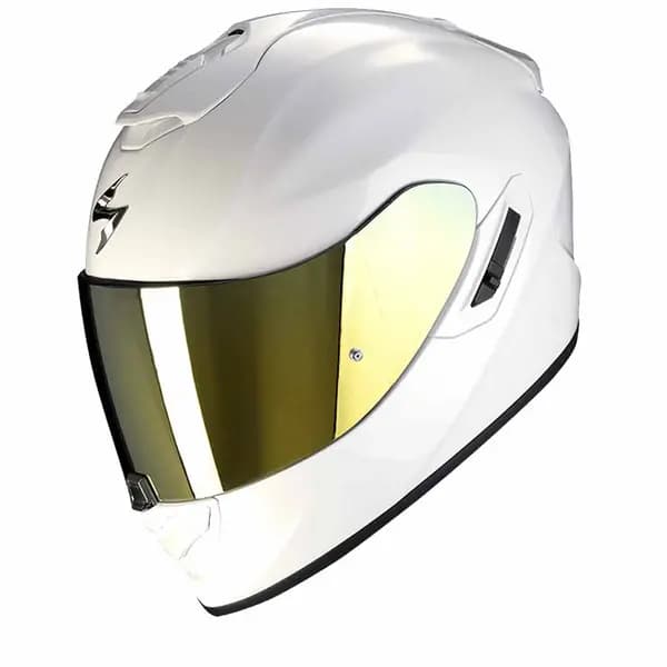 Scorpion EXO-1400 Evo II Air Solid Pearl White Full Face Helmet 2XL