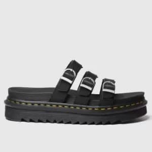 Dr Martens Blaire Slide Sandals In Black