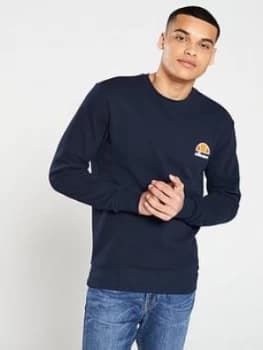 Ellesse Diveria Crew Neck Sweat - Dress Blues