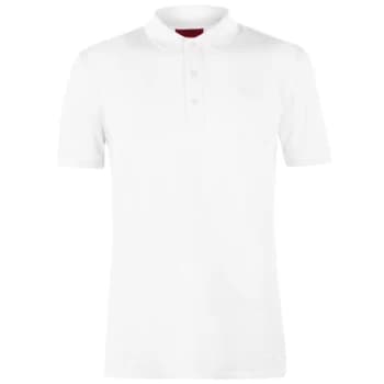 Hugo Donos Short Sleeve Polo Shirt - White