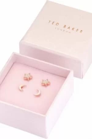 Ted Baker Jewellery Moanny Pave Star/Crescent Moon Multi Earring Gift Set TBJ2621-24-02