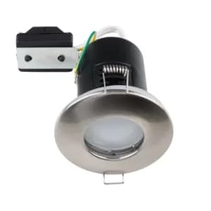 Pack of 4 MiniSun IP65 Fire Rated Bathroom Downlights in Brushed Chrom