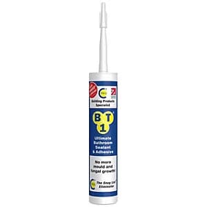 BT1 Ultimate Bathroom Sealant & Adhesive - White - 290ml