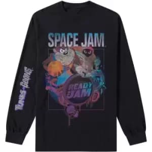 Space Jam 2 - Ready 2 Jam Unisex Large Long Sleeved T-Shirt - Black