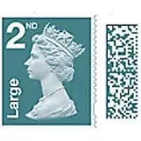 Royal Mail Postage Stamps 2nd Class UK Self Adhesive Pack of 50