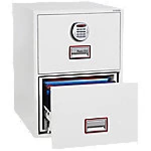 Phoenix Filing Cabinet FS2252E White 525 x 675 x 720 mm