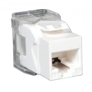 Tripp Lite Toolless Cat6 / Cat5e 110 Style Keystone Jack - White