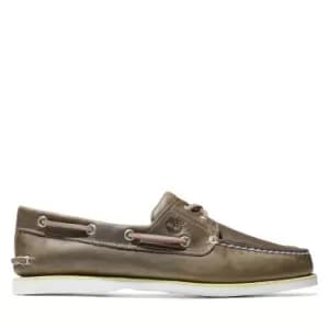 Timberland Classic Boat Shoe For Men In Greige Greige, Size 10