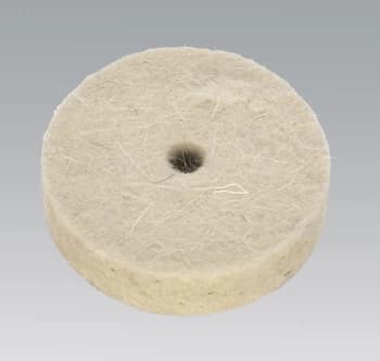 Sealey BG1010WPW50 Wool Polishing Wheel Ø50 x 13mm 6mm Bore