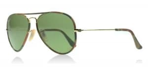 Ray-Ban RB3025JM Sunglasses Green Camouflage 168/4E 55mm