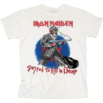 Iron Maiden - Chicago Mutants Unisex Small T-Shirt - White