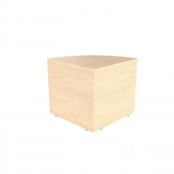 Reception Modular Corner Base Unit - Maple