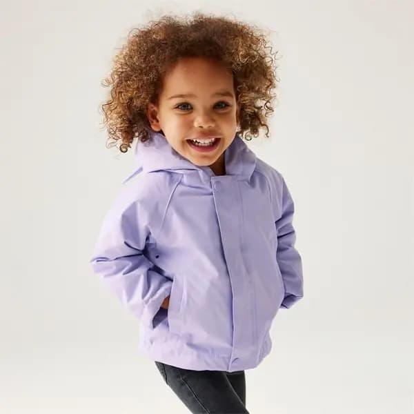 Regatta Winter Animal Waterproof Jacket - Pansy Unicorn C12-C18m