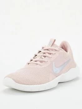 Nike Flex Experience Run 9 - Pink/Silver , Pink/Silver, Size 6, Women