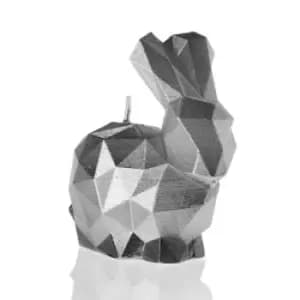 Small Rabbit Candle – Silver
