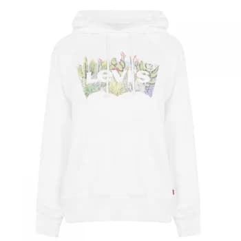 Levis Levis Graphic Batwing Hoodie - Cactus White