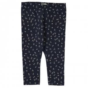 Benetton Floral Leggings - 65C Navy