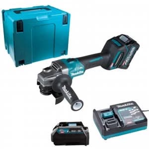 Makita GA004G 40V Max XGT Cordless Angle Grinder 115mm 1 x 2.5ah Li-ion Charger Case