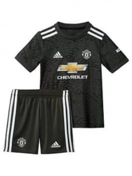 Adidas Manchester United Infant 20/21 Away Mini Kit