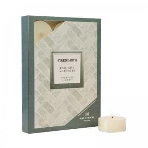 Fired Earth Earl Grey and Vetivert Tealights