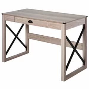 Thirlmere Desk with Drawer, Light Oak