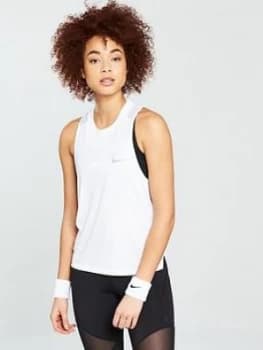 Nike Running Miler Tank White Size XL Women