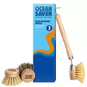 OceanSaver Dishwashing Brush & 3 heads