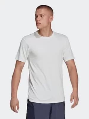 adidas Designed 4 Training Heat.rdy Hiit Tee, White Size M Men