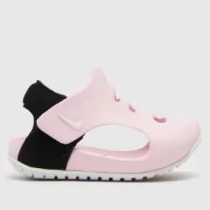 Nike Pale Pink Sunray Protect 3 Girls Toddler Sandals