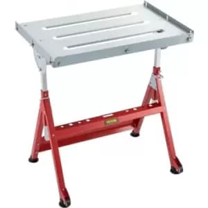 VEVOR Welding Table Steel Welding Table 76 x 51cm Adjustable Height, Tiltable