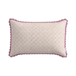 Sanderson Chinoiserie Hall Embroidered Cushion - Cream