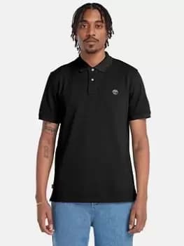 Timberland Millers River Pique Polo - Black Size M Men