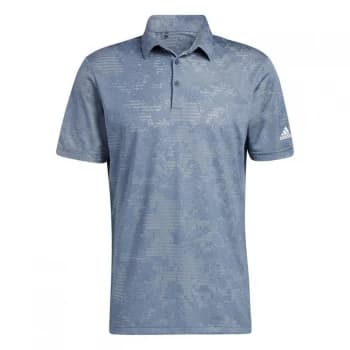 adidas Camo Polo Shirt Mens - Crew Navy
