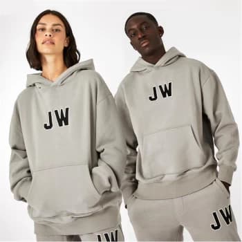 Jack Wills Unisex Varsity Hoodie - Green