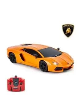 1:24 Scale Lamborghini Aventador Lp 700-4 Orange 2.4Ghz Remote Control Car