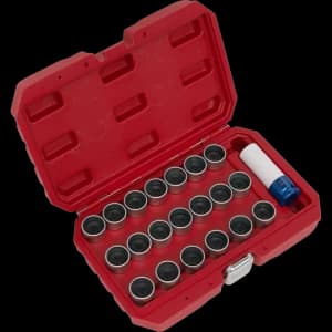 Sealey 21 Piece Locking Wheel Nut Key Set for BMW