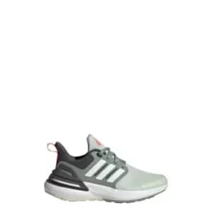 adidas Rapidasport Bounce Sport Running Lace Shoes Kids - Linen Green / Silver Green / C