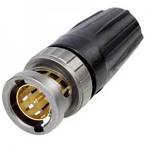 Neutrik NBNC75BLP7X BNC connector Plug, straight 75 Ω