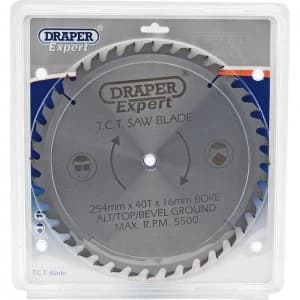 Draper Expert Circular Saw Blade 254mm 40T 16mm