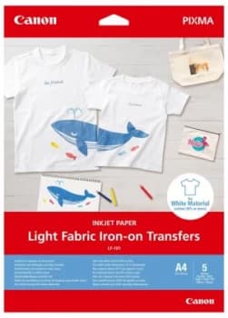 Canon Light Fabric Iron-On Transfers A4 4004C002