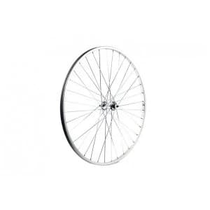 Wilkinson Wheel 700c Road Silver Solid Axle Front Wheel (21mm)