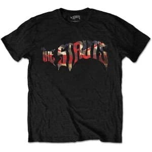 The Struts - Union Jack Logo Mens Large T-Shirt - Black