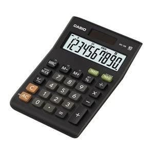 Original Casio MS 10B 10 Digit Desktop Calculator