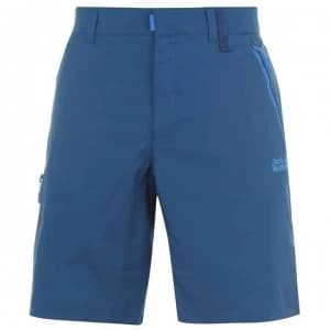 Jack Wolfskin Active Track Shorts Mens - Poseidon Blue