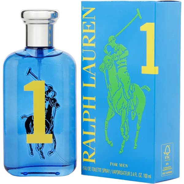 Big Pony Blue by Ralph Lauren Eau de Toilette For Him 3.4oz