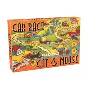 Nostalgy Game: Cat Mouse/Car Race Board Game