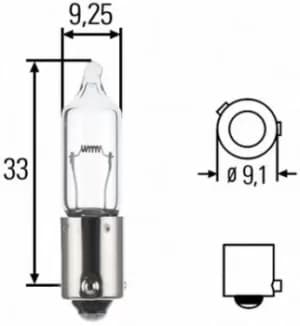 Bulb H21W Bay 9 S 24V 8GH008417-012 by Hella