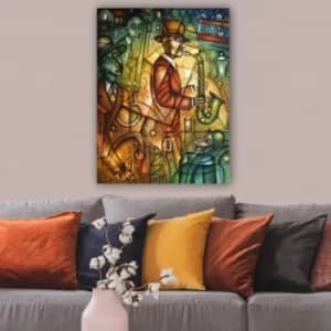 422669800_70100 Multicolor Decorative Canvas Painting